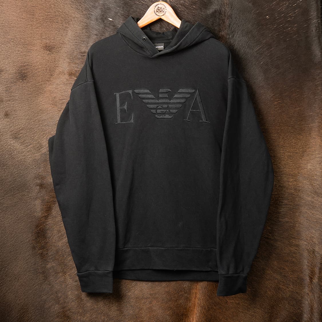 [105] 엠포리오 아르마니 후디 / 후드티 블랙  상품이미지1