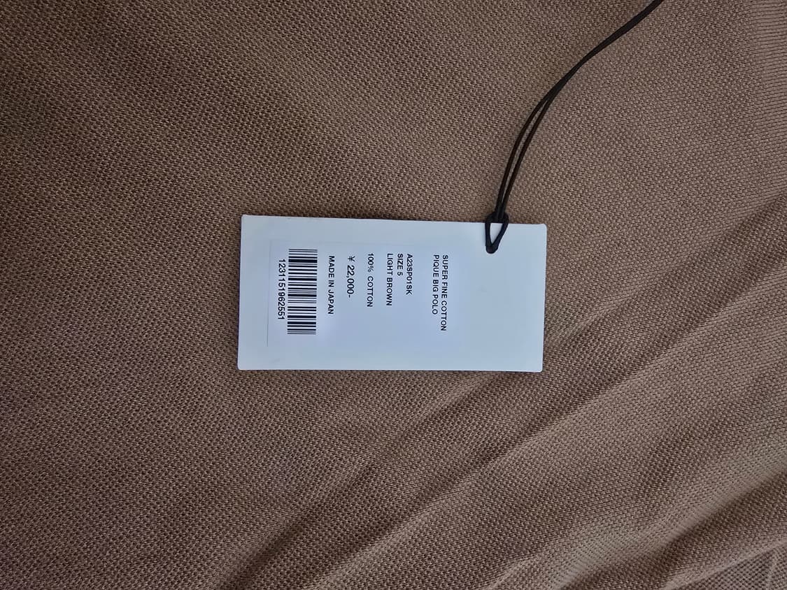 오라리 반팔 피케셔츠 5사이즈 상품이미지4