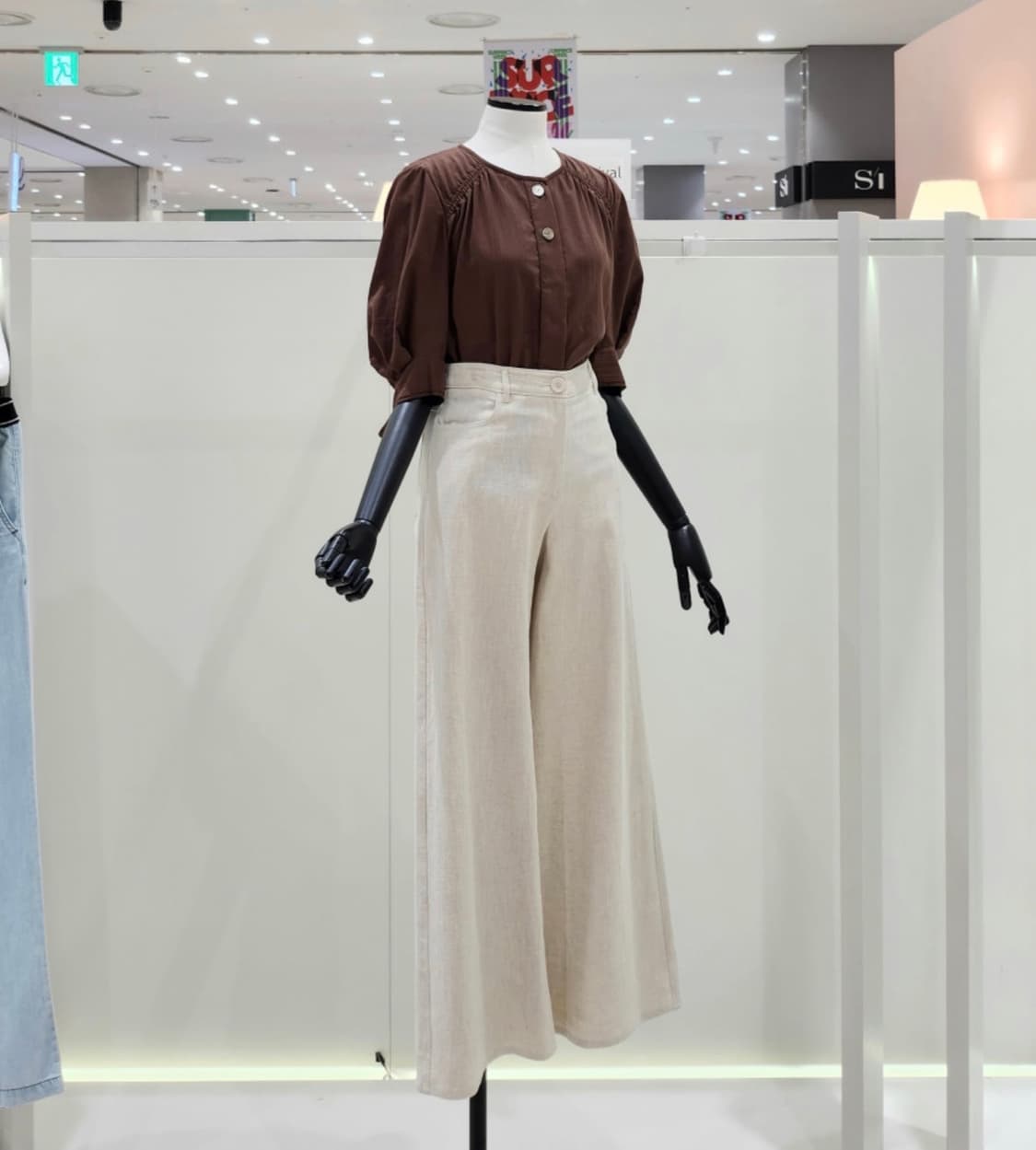 잇미샤 린넨 와이드 팬츠 55(쇼핑백 포함) 상품이미지1