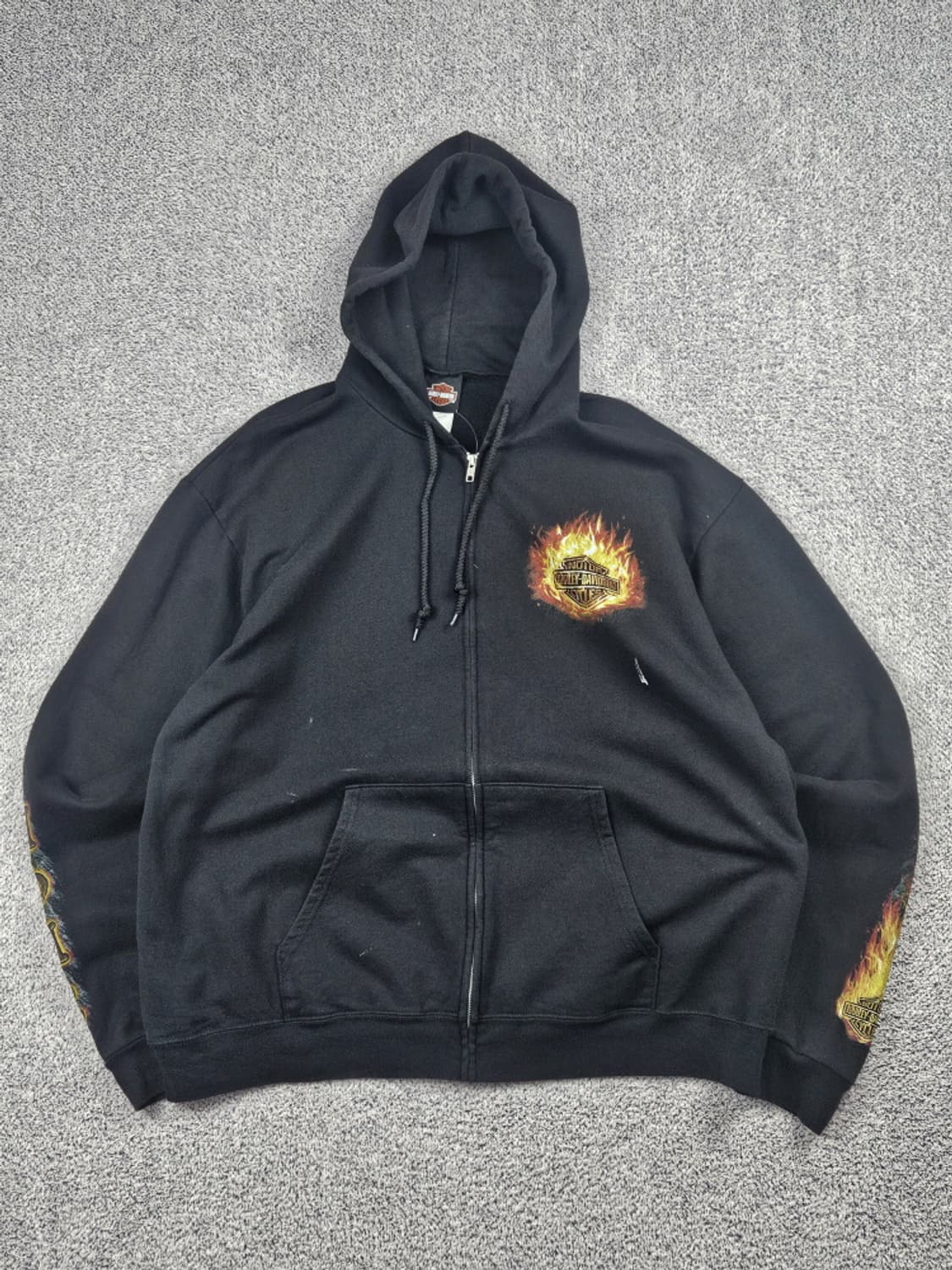 할리데이비슨 스모키마운틴메리빌 플레임 후드집업 ( 2XL )/ 10478 상품이미지2