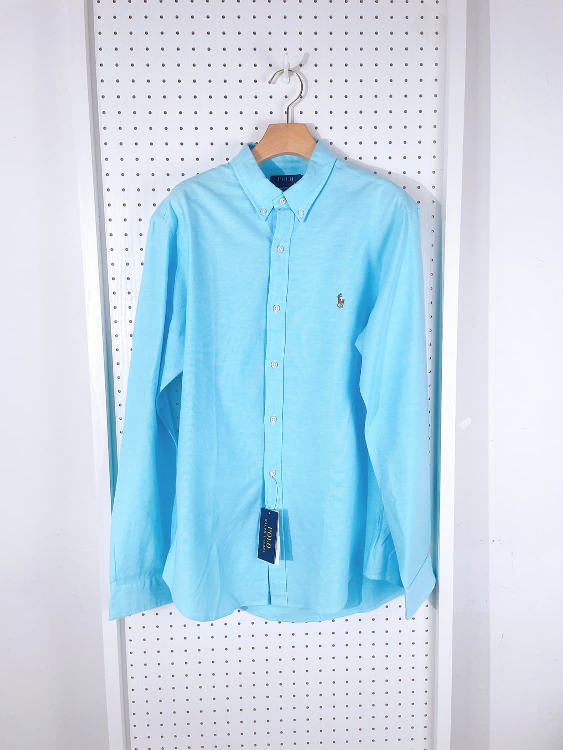 (정품/새상품) 폴로 랄프 로렌 남성 스카이 슬림핏 스트레치 옥스포드셔츠 상품이미지1