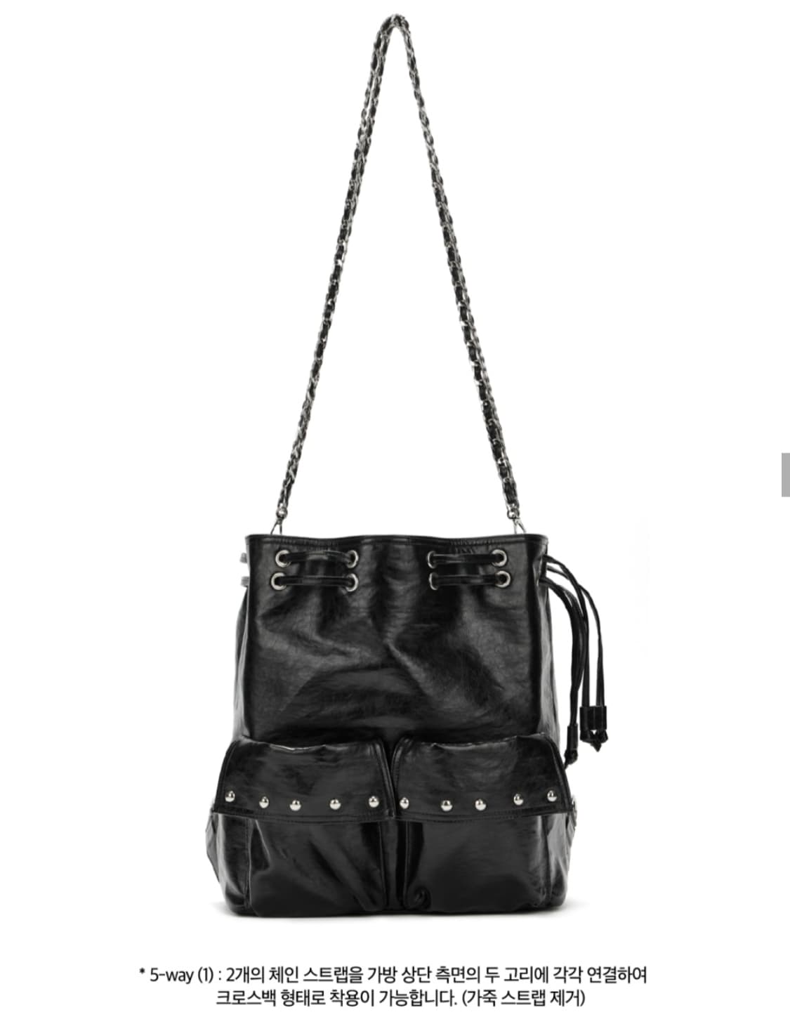 [다이닛] 5-WAY STUD POCKET MULTI BAG 상품이미지9