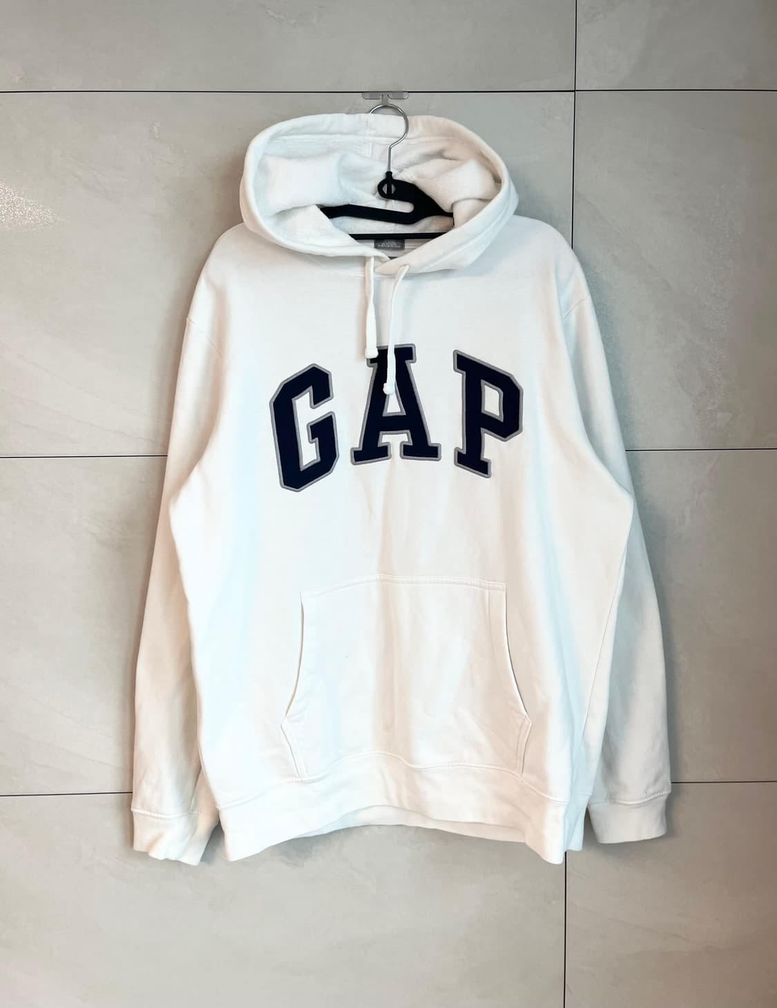 갭 GAP 화이트 후드티 [M] 상품이미지1