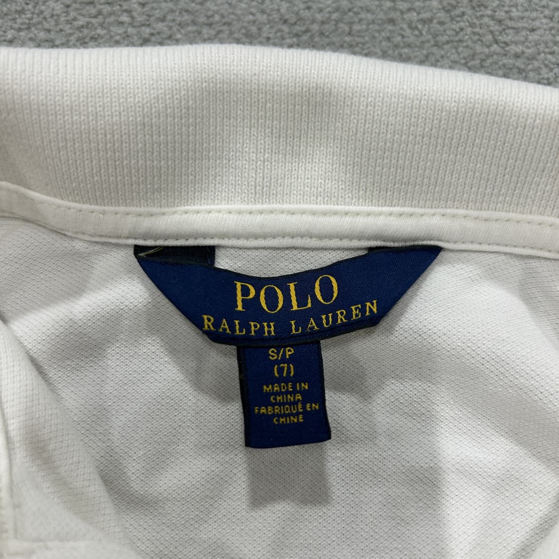 폴로 랄프로렌 화이트 긴팔 폴로셔츠 7 상품이미지2