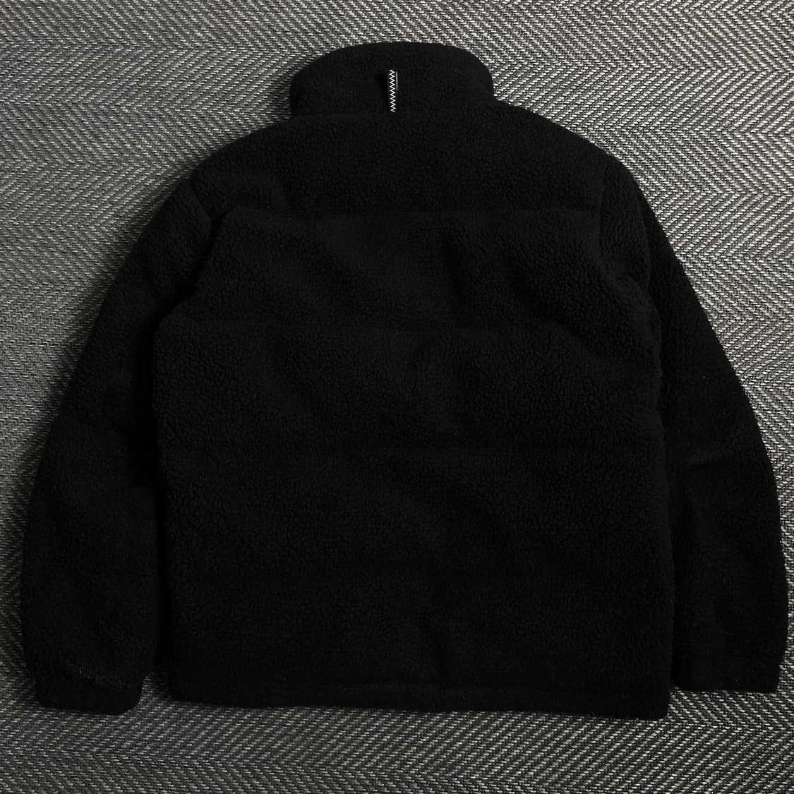 퓨마 자수로고 덕다운 푸퍼 쉐르파 플리스 패딩 점퍼 블랙 y 4780 상품이미지5