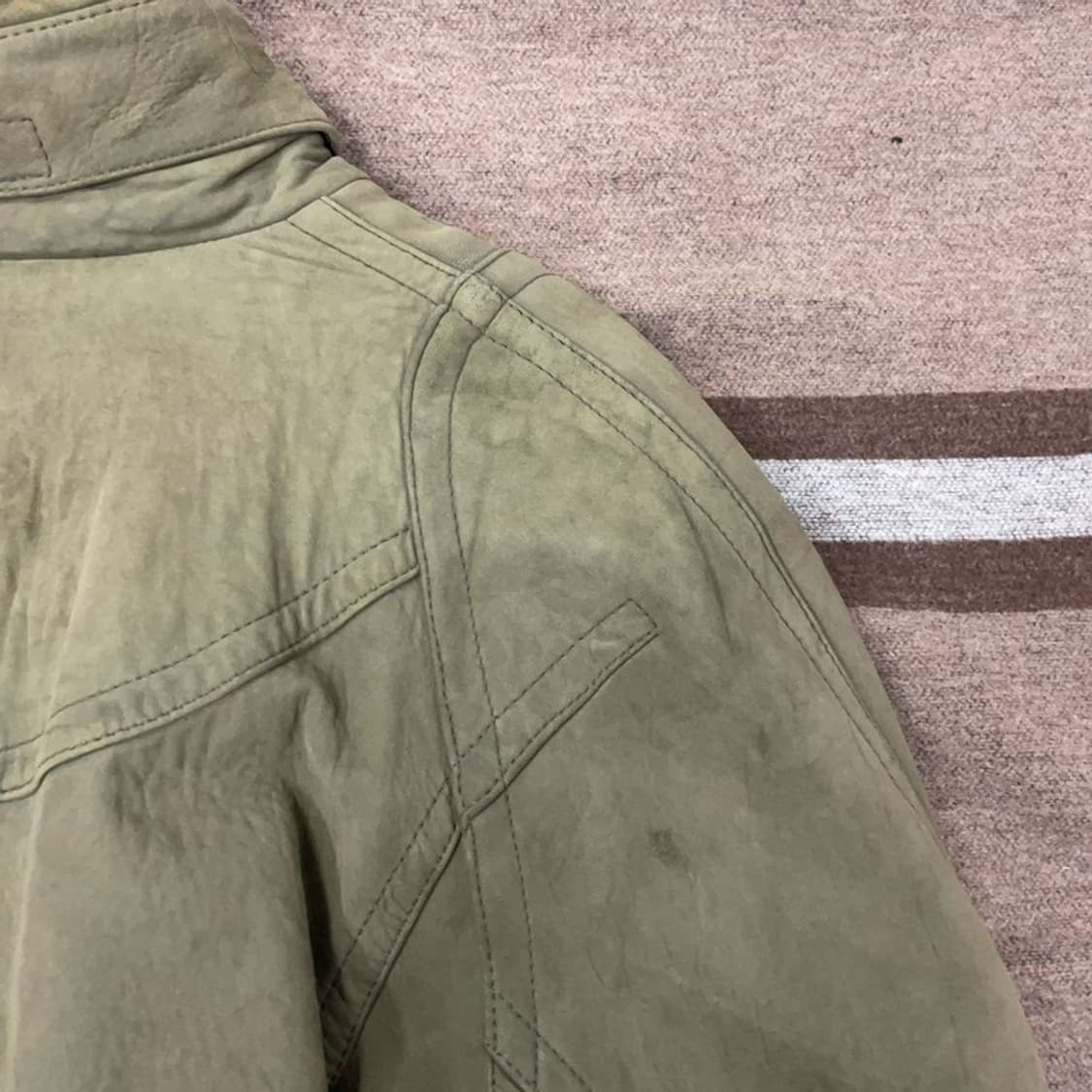 [100] CHEETAH 빈티지 양피 봄버 자켓 상품이미지4