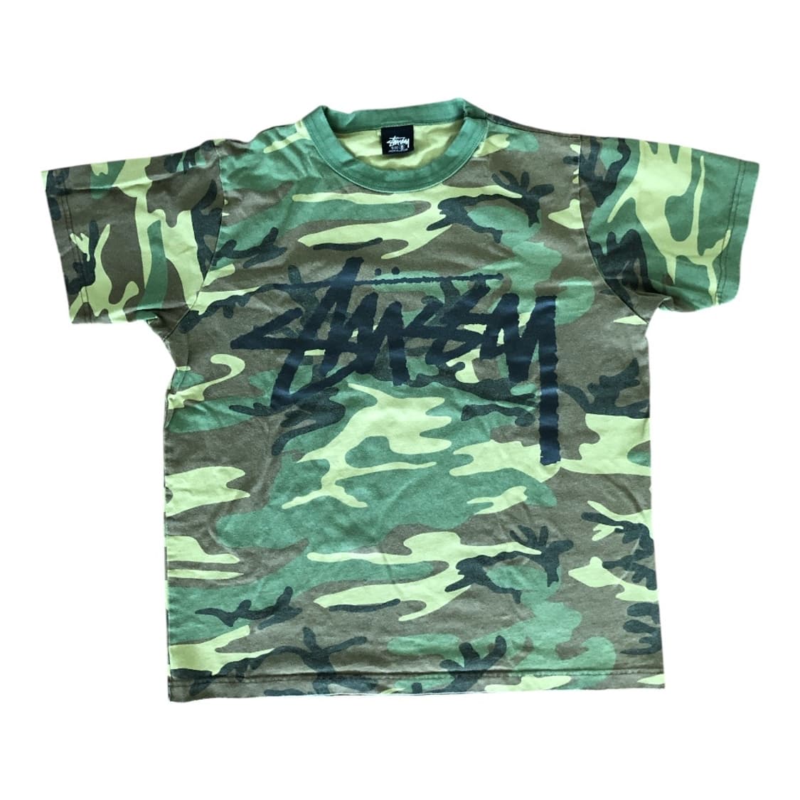 stussy stock camo tee camo black  상품이미지1