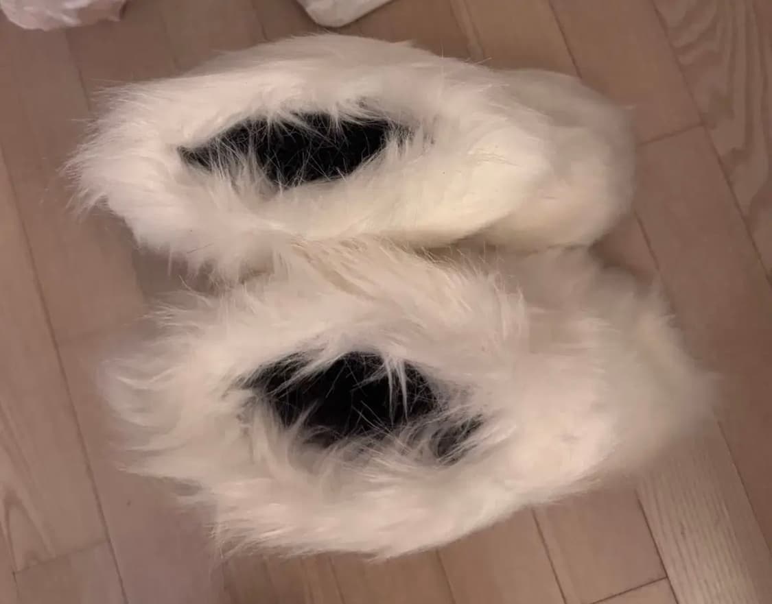 Y2K 페이크퍼 미들 털부츠 퍼 부츠 상품이미지2