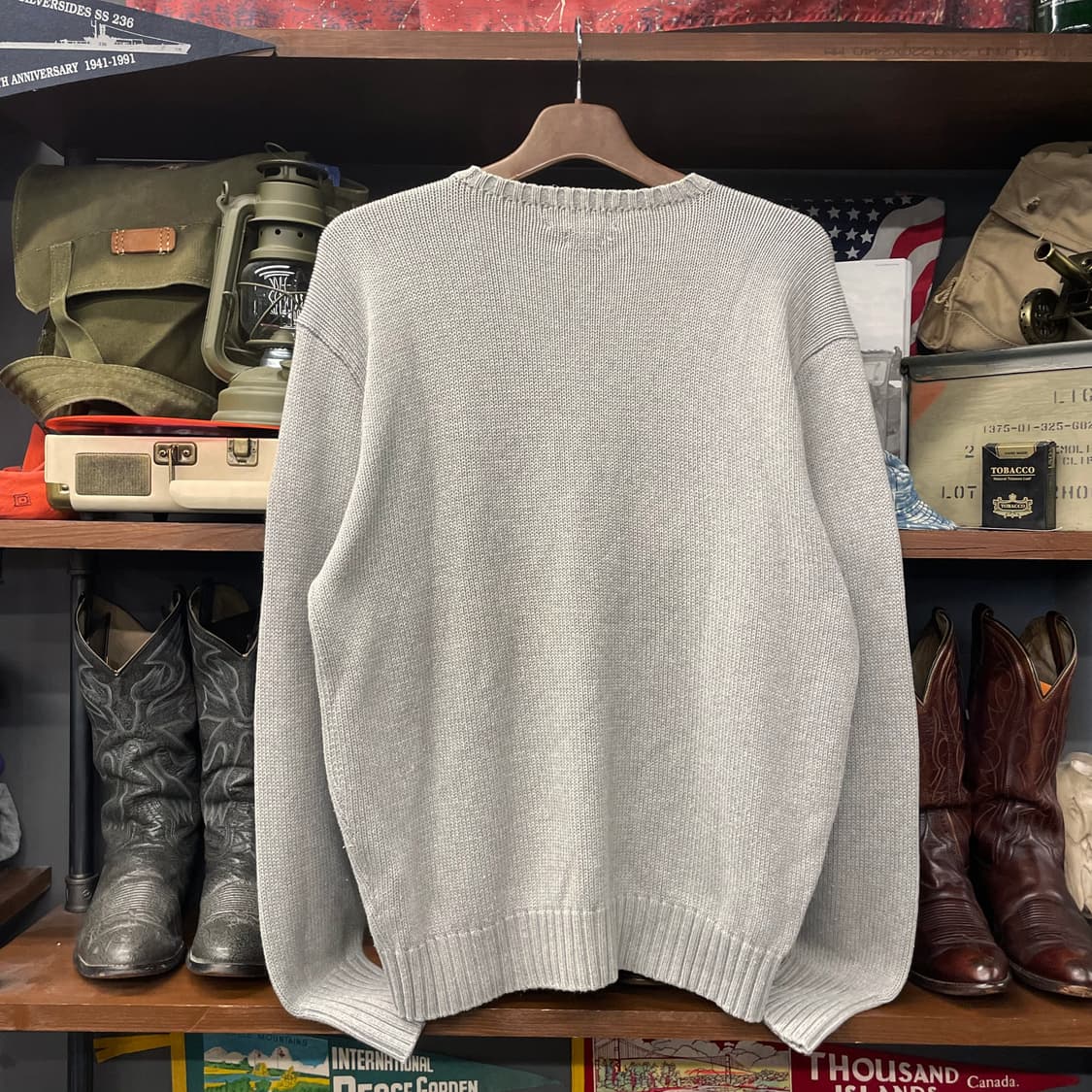 90s 폴로 랄프로렌 레트로 라운드넥 니트 스웨터 N212 상품이미지2