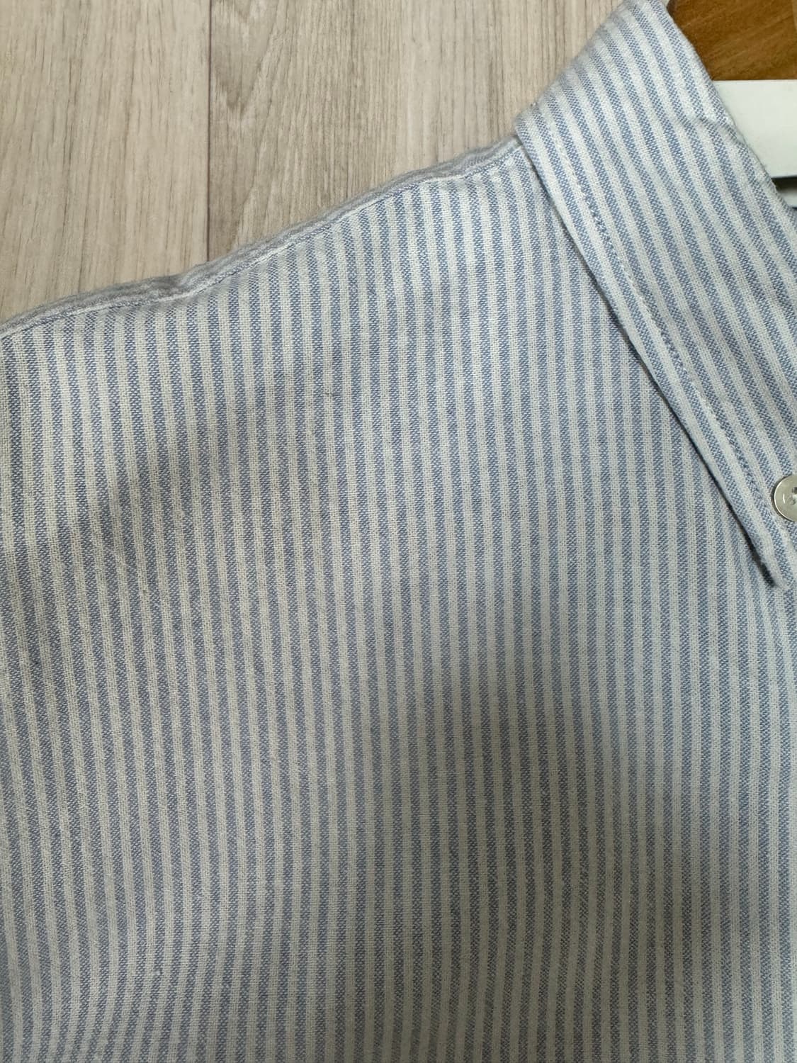 [아웃스탠딩] OS LOGO ST OXFORD SHIRT_SKY BLUE 상품이미지9