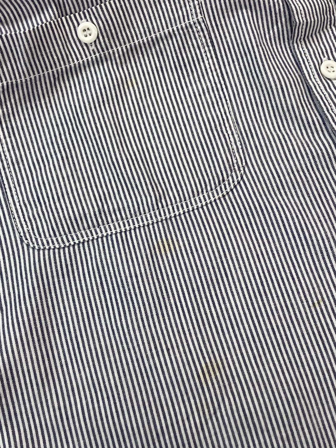 버드와이저 스트라이프 코튼 셔츠 스카이블루  #csz4100 상품이미지6