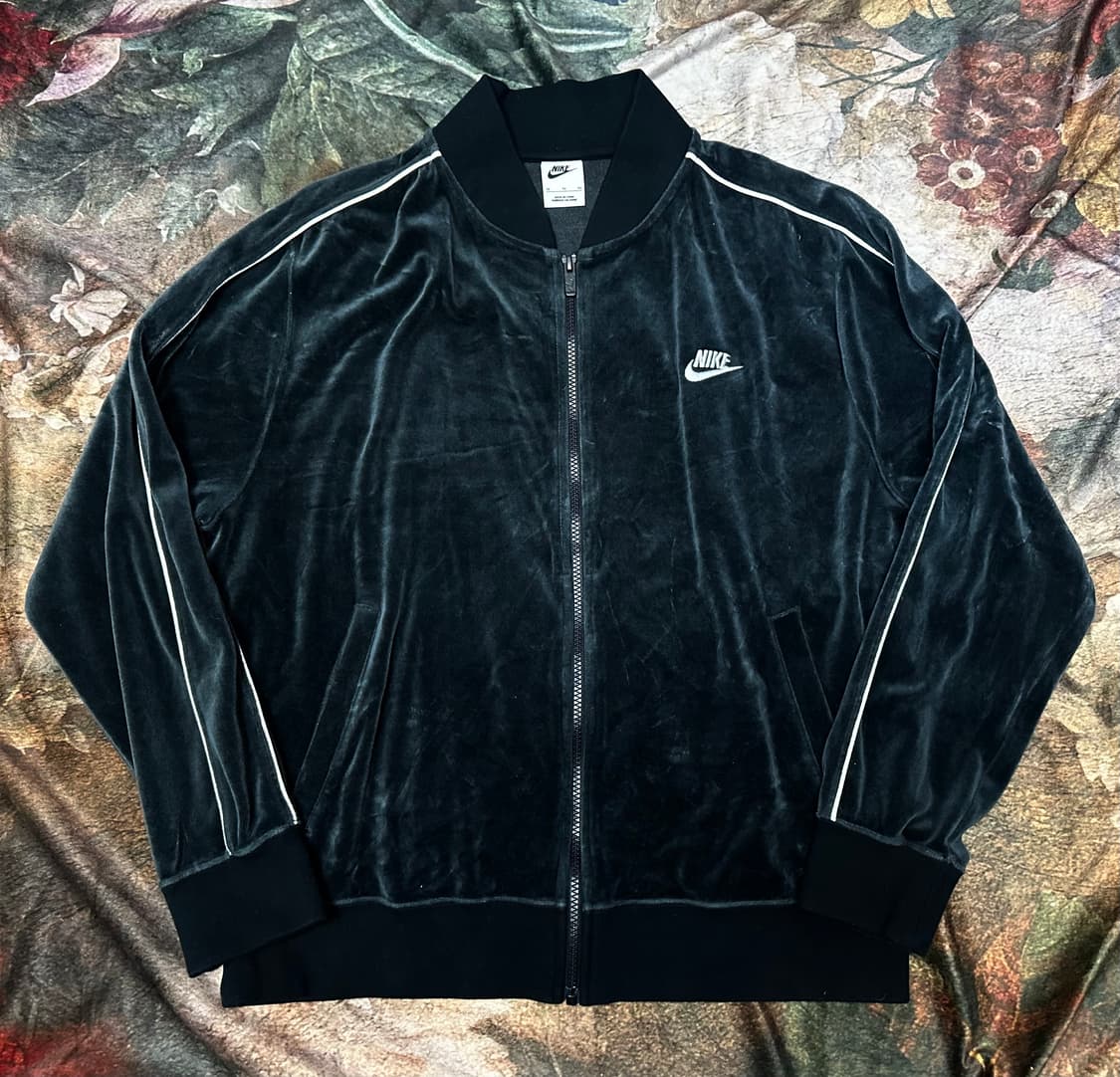 나이키 화이트 사이드라인 블랙벨벳트랙탑져지 105 상품이미지1