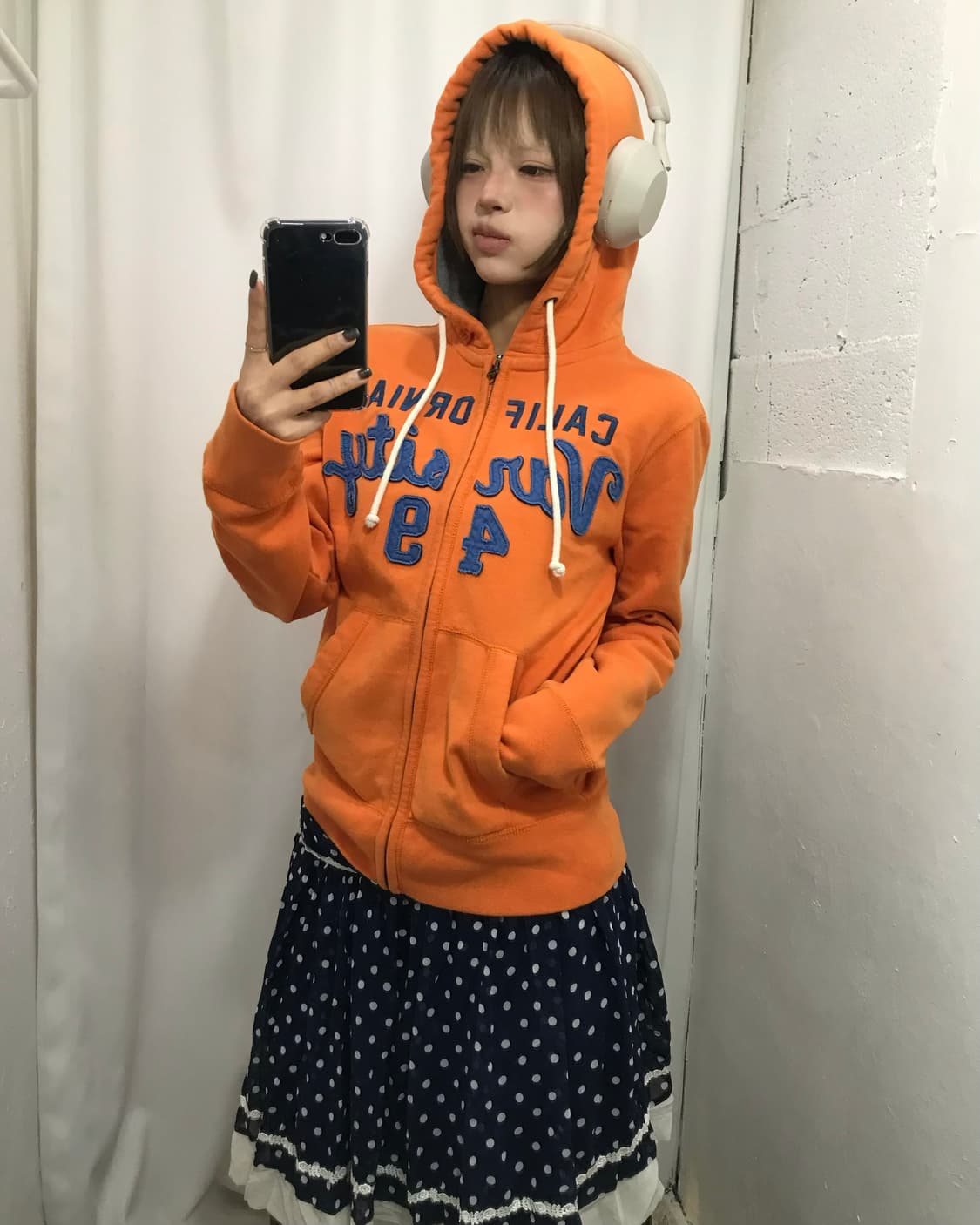 후아유 오렌지 후드집업  상품이미지2