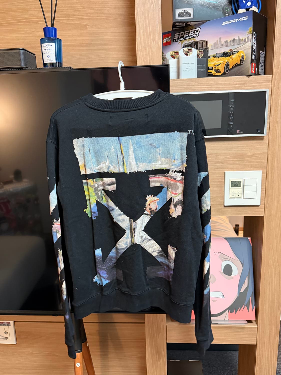 정품 오프화이트 맨투맨 L 상품이미지1