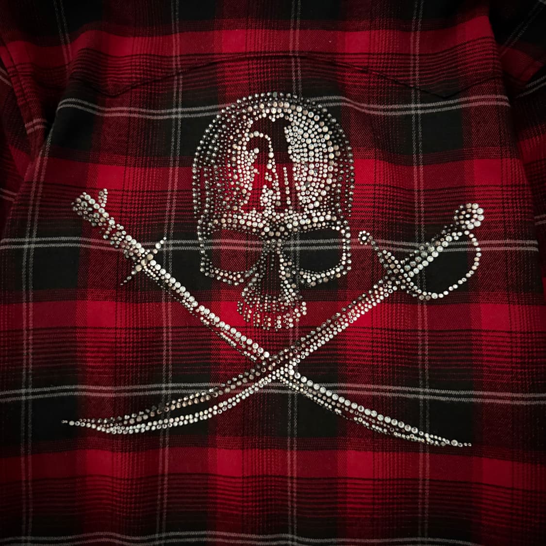 Abordage skull stud check shirt 상품이미지2