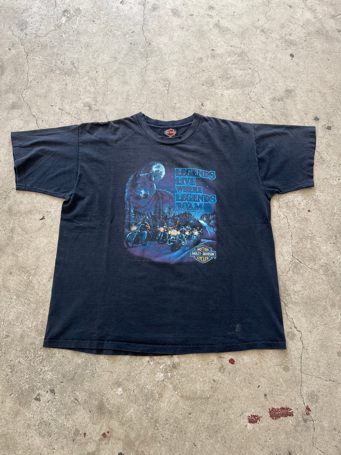 90s Harley Davidson single stitch Tee 상품이미지2