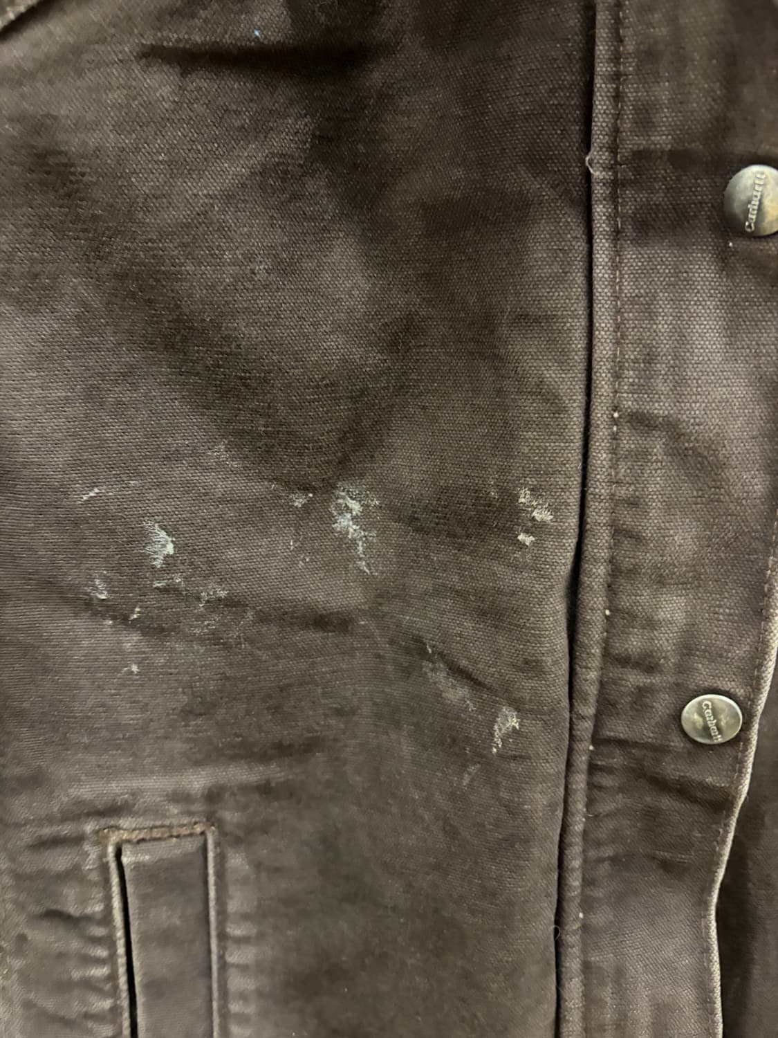 칼하트 후드 워크 자켓 브라운 XS 상품이미지3