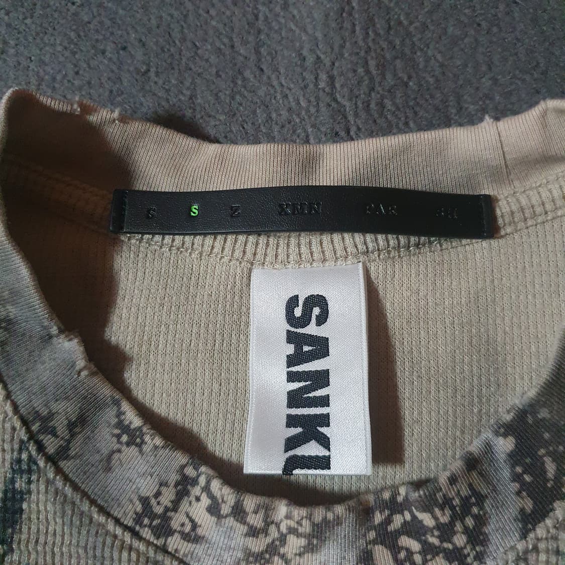 Sankuanz 산쿠안즈 에어스프레이 그래피티 베이비 반팔 티셔츠 S 상품이미지7