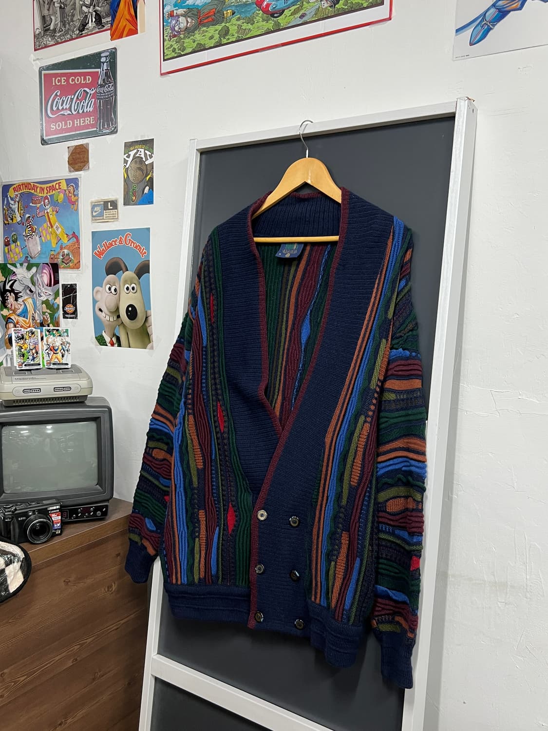 Limnos 오스트렐리아 빈티지 쿠지 스타일 꽈배기 니트 가디건 상품이미지1