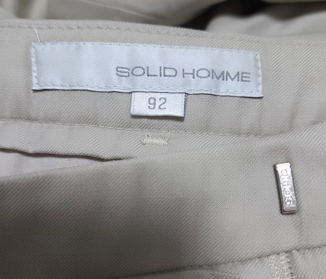 솔리드옴므 베이지 슬랙스  상품이미지6