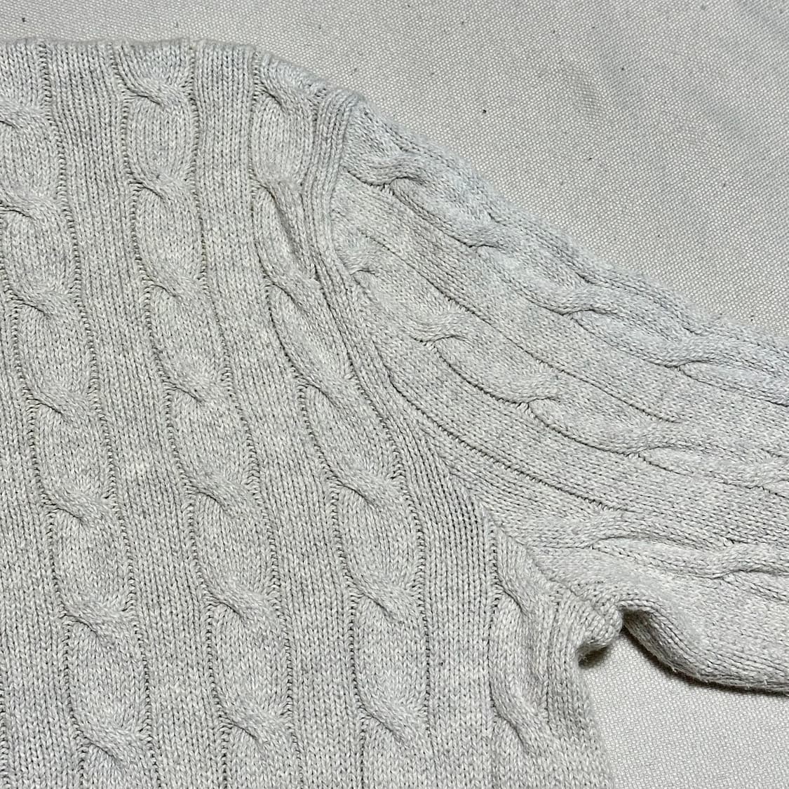 Polo Ralph Lauren 라이트그레이 케이블 니트 상품이미지7