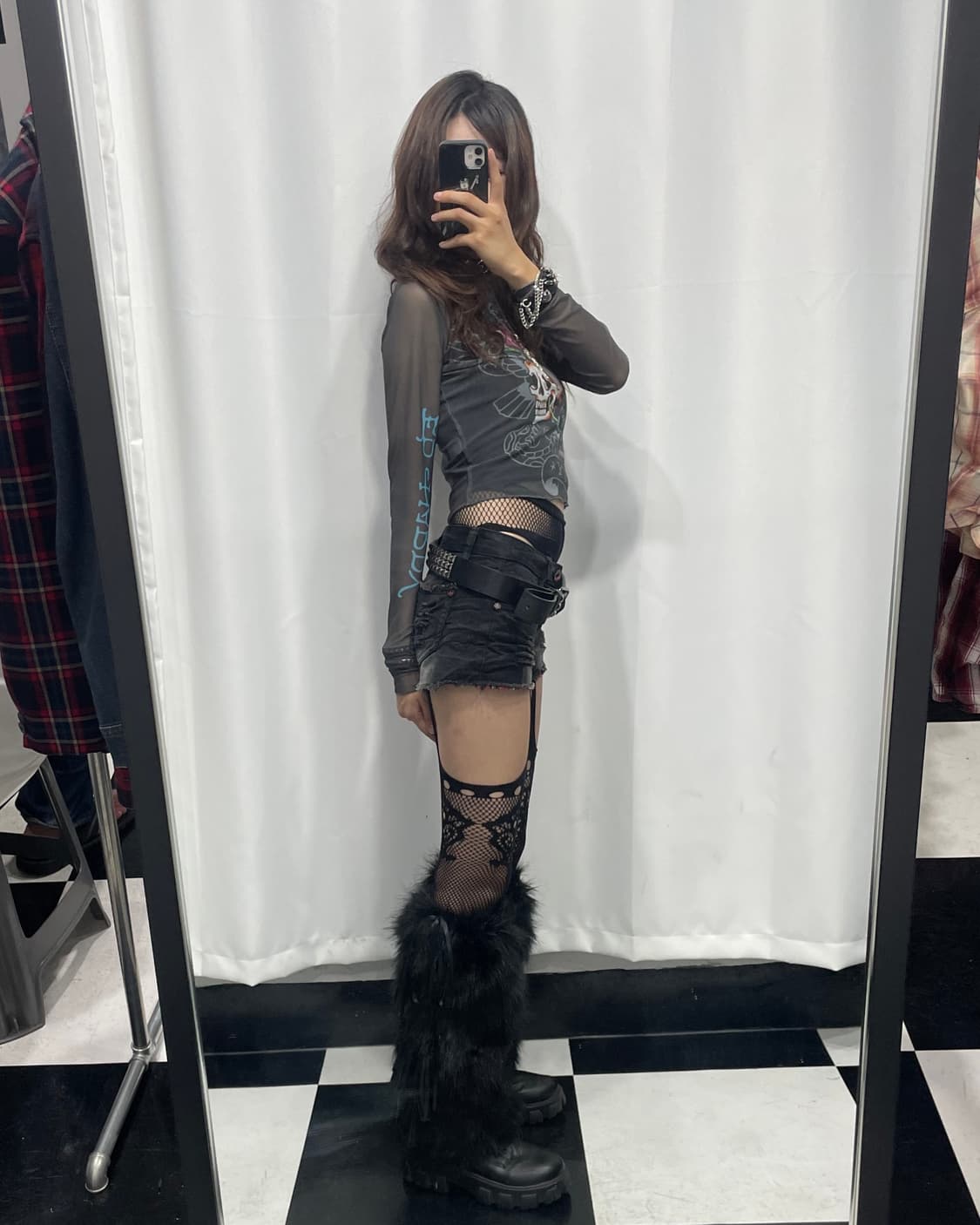 🎸Ed hardy 씨스루 롱슬리브🎸 상품이미지3