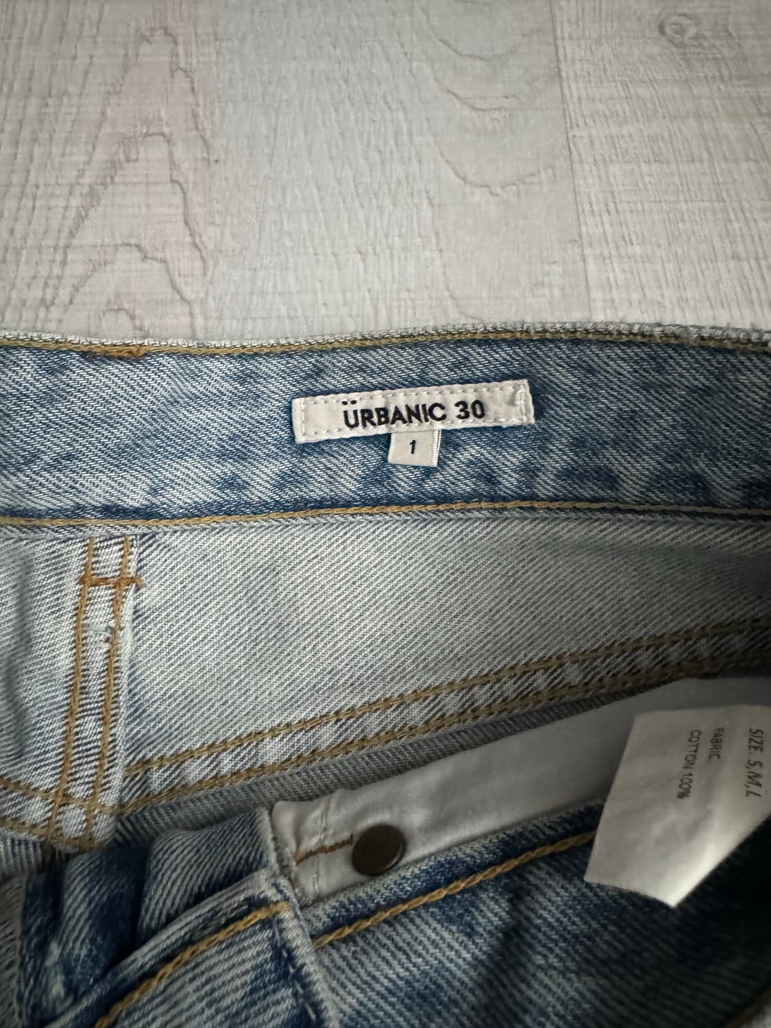 얼바닉 데님 숏 팬츠 1사이즈 상품이미지5