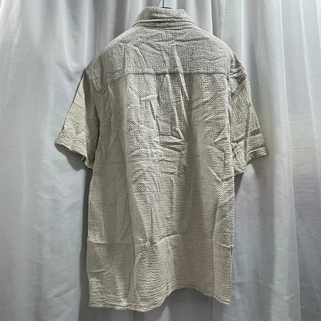 자라/ 텍스쳐드 포켓 반팔 셔츠/ M 상품이미지8