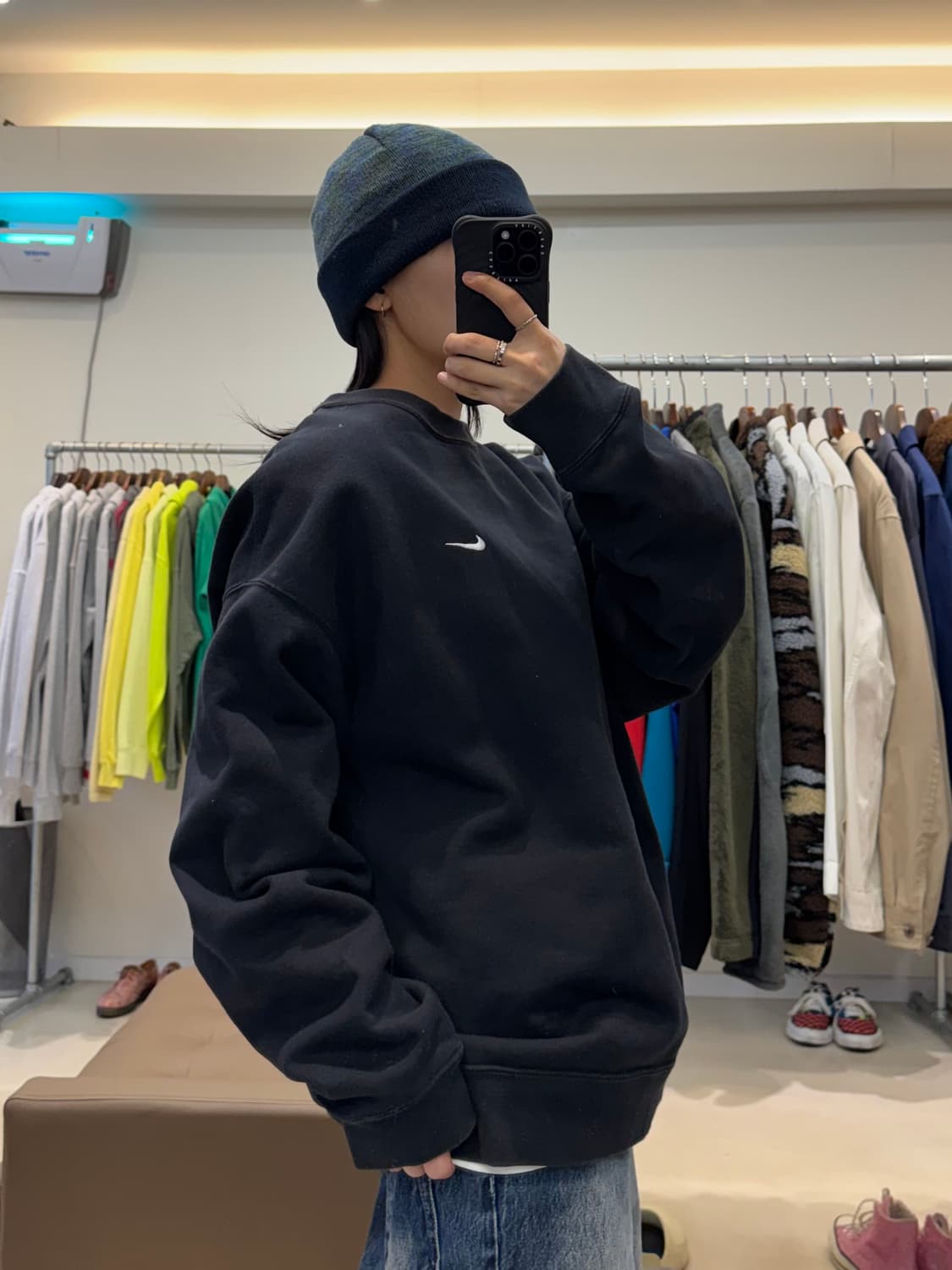 나이키 솔로 스우시 플리스 크루 맨투맨 상품이미지7