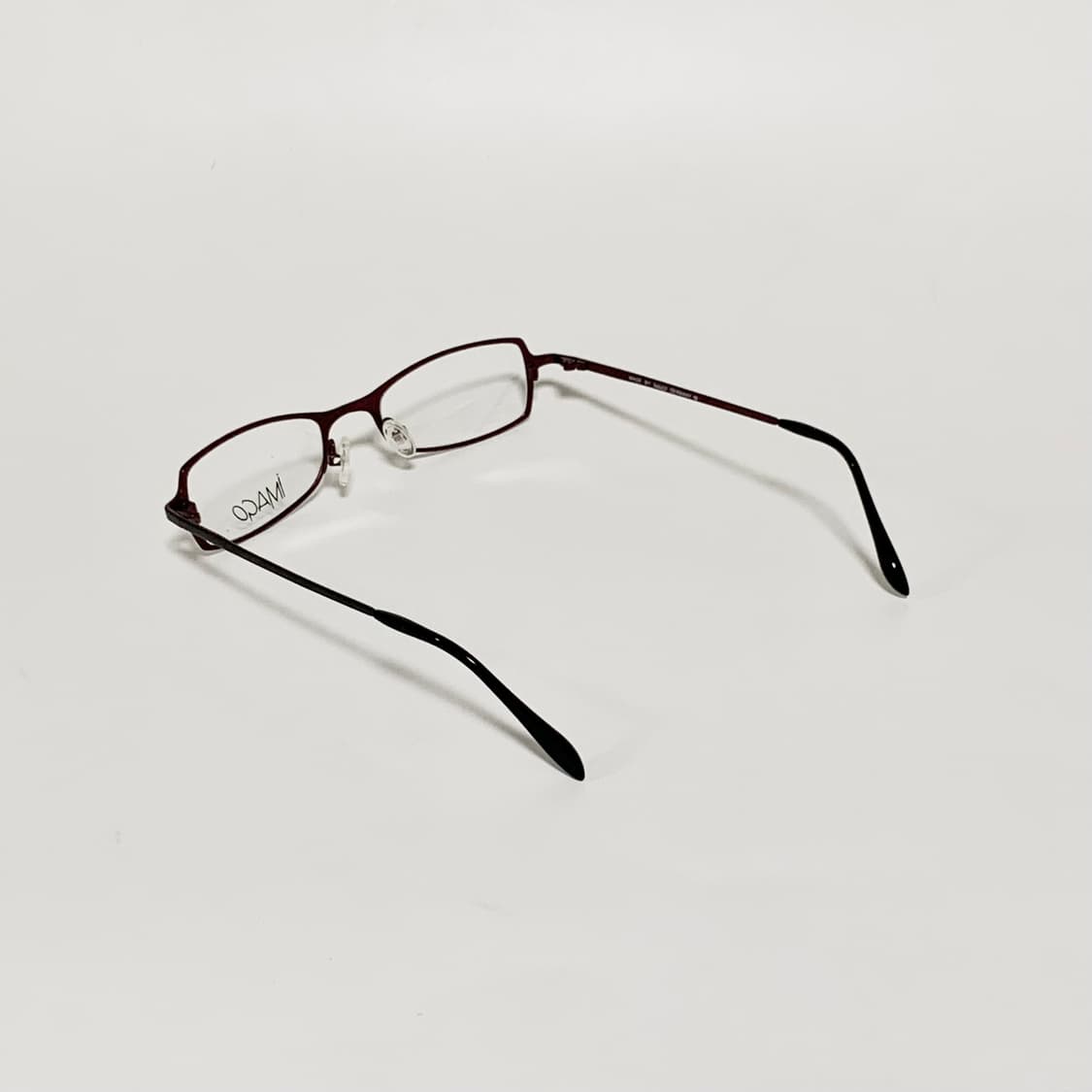 943 빈티지안경 블랙 데드스탁  슬림 사각 메탈 안경테 상품이미지6