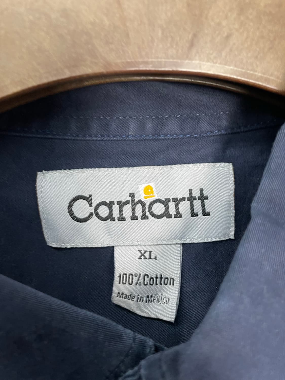 칼하트 네이비 셔츠 H1990 상품이미지5