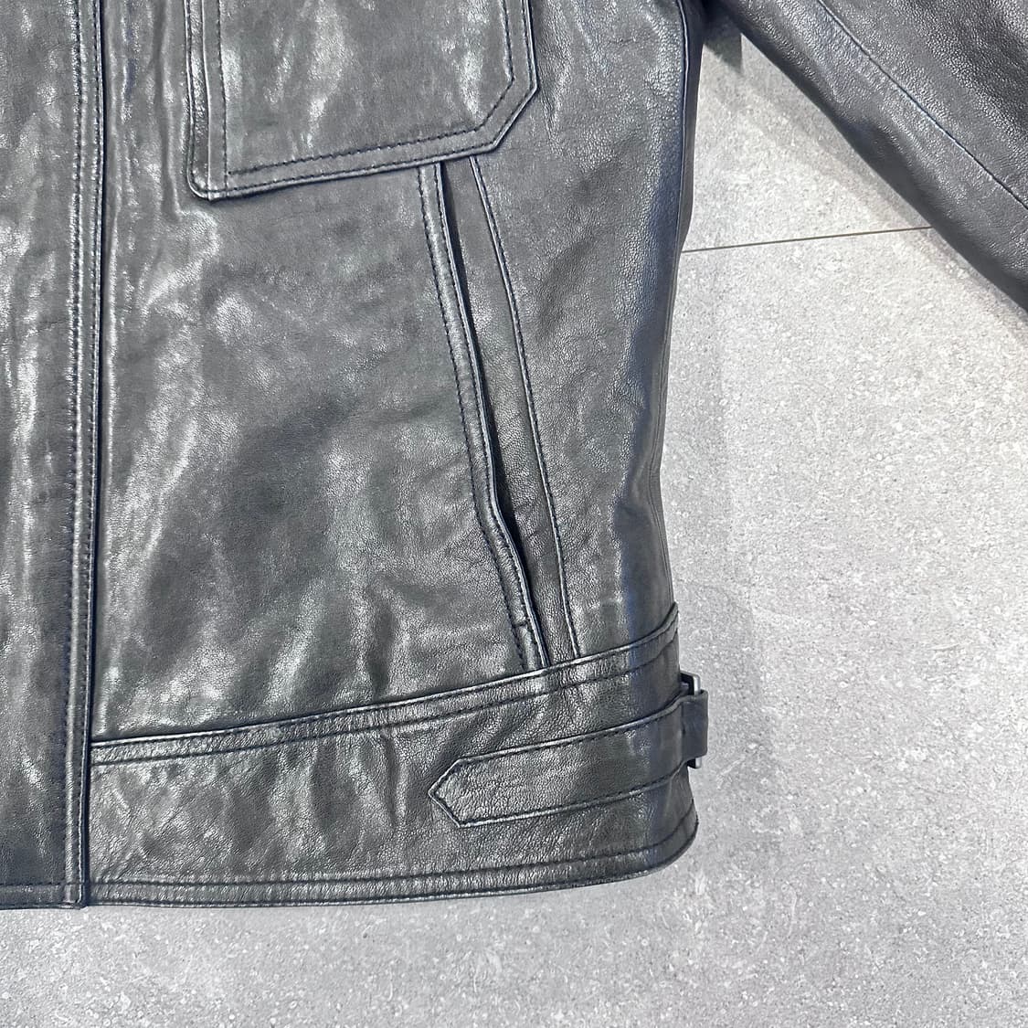 Elle 양가죽 라이더자켓(남성)  상품이미지6