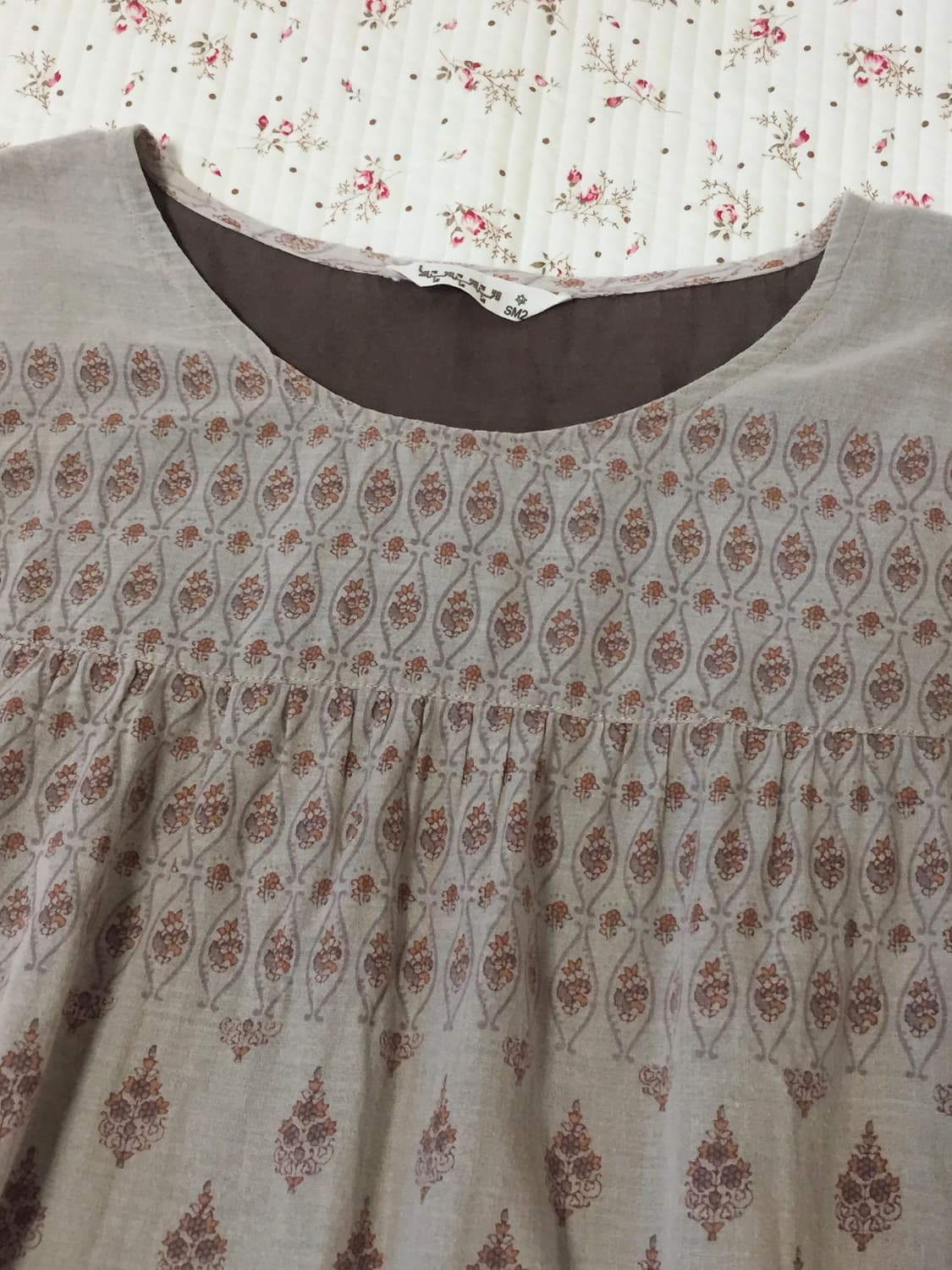 빈티지 모리걸 사만사모스 페이즐리 블라우스 상품이미지2