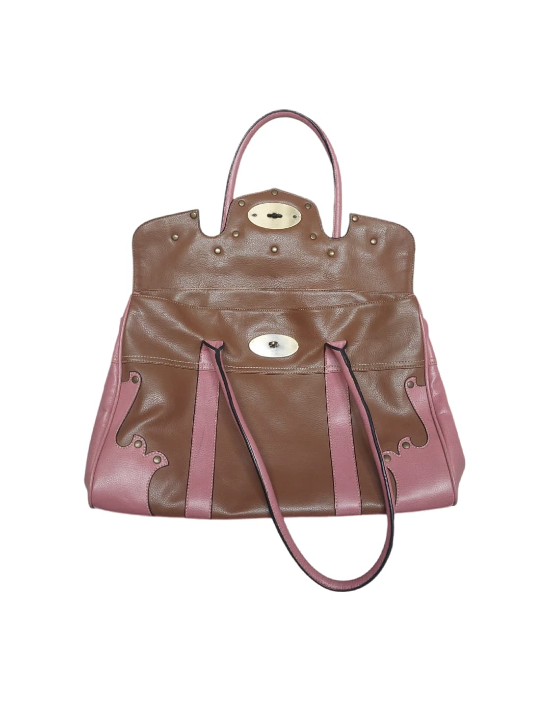 빈티지 베이스워터 플라워 레더 숄더백 모리걸 상품이미지4