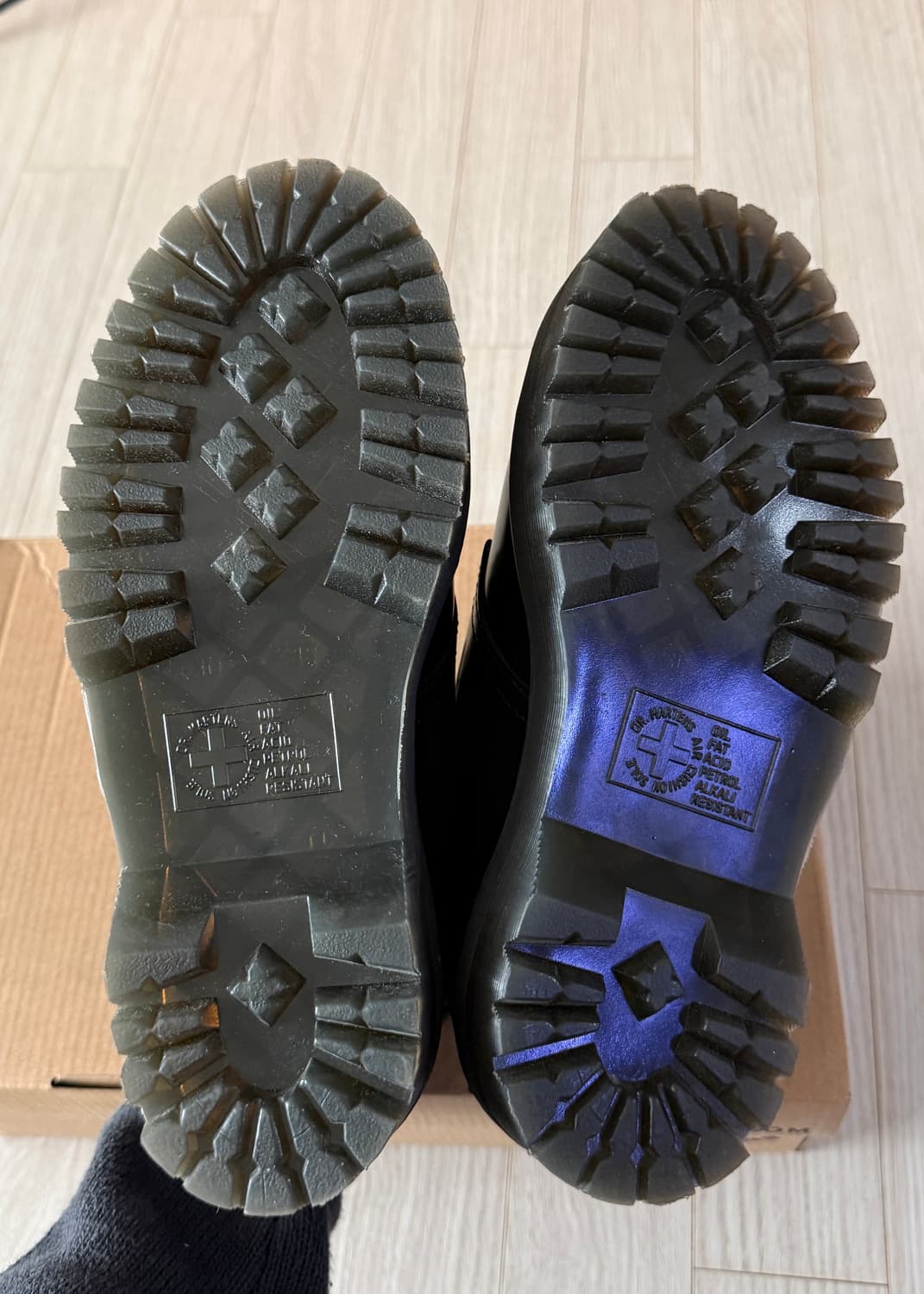 (택포)닥터마틴 1461 쿼드 블랙 230 (uk 4) 상품이미지7