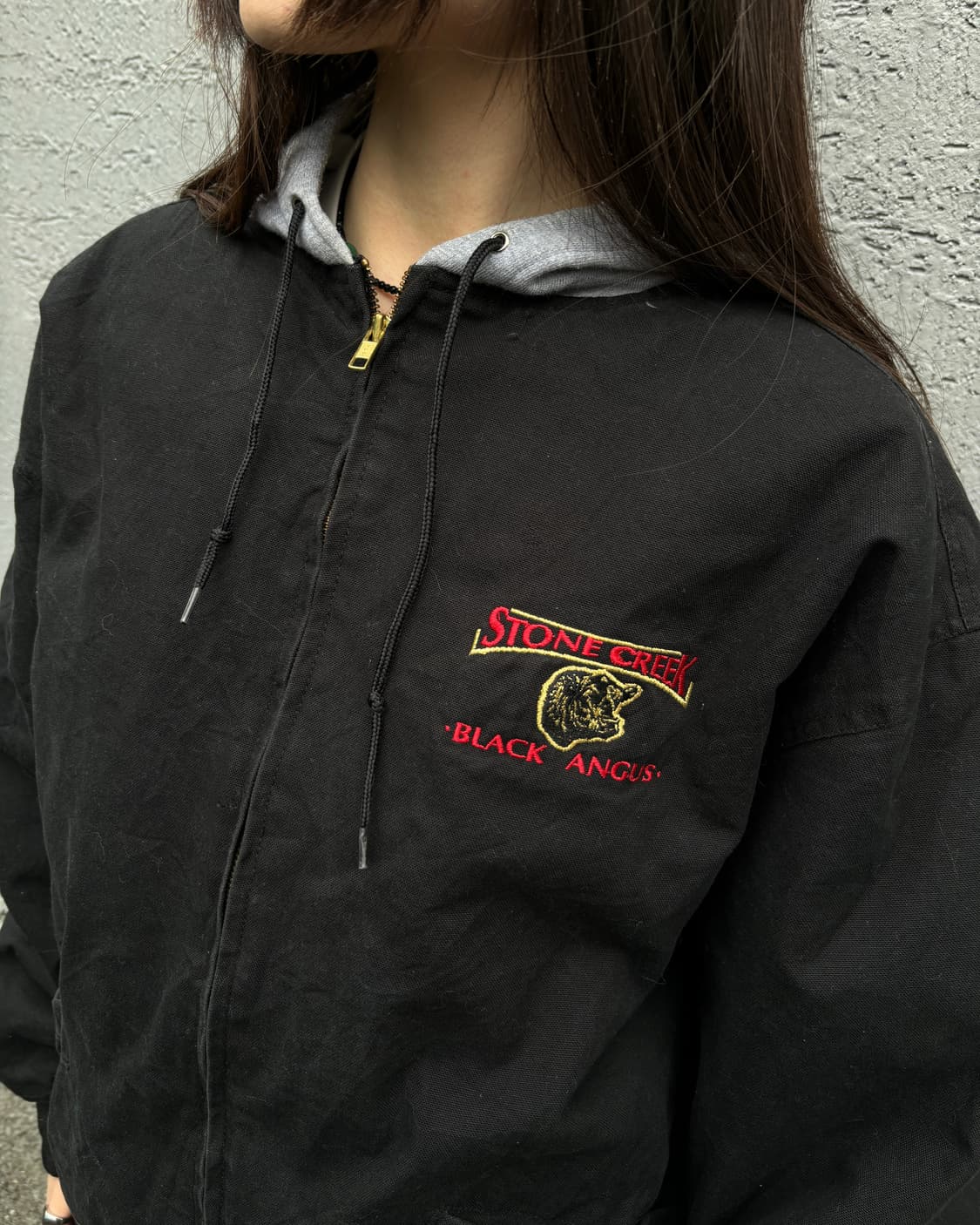 90s vintage Stone Creek Hooded Jacket 상품이미지3
