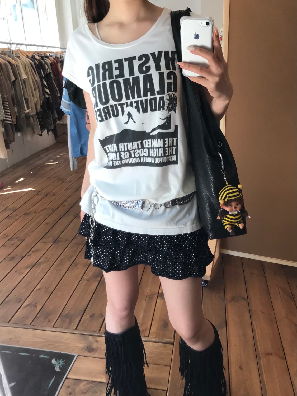 히스테릭글래머 히스걸 반팔티셔츠 상품이미지1