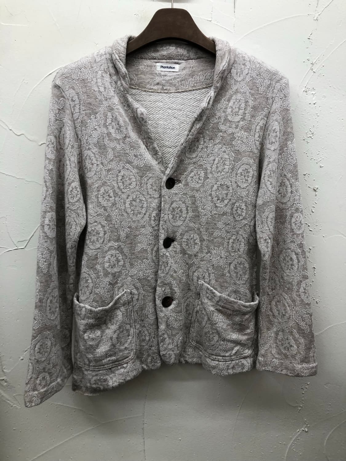 plantation 자카드 코튼 블레이저 상품이미지1