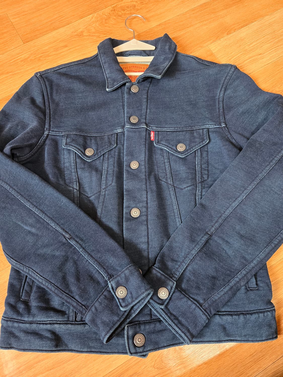 리바이스 여성 코튼 진청 트러커 자켓 상품이미지4