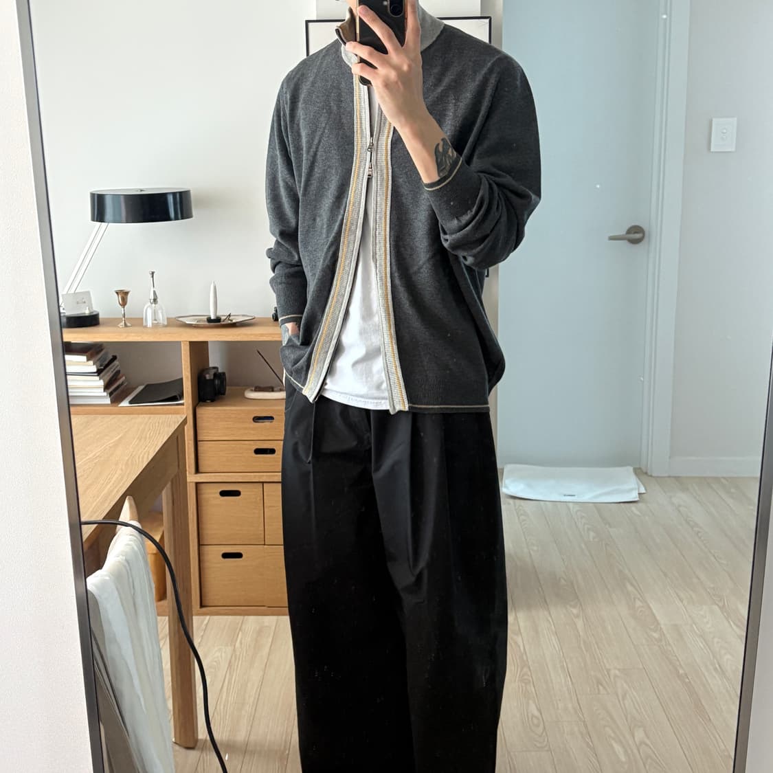  ▫️Hugo Boss High Neck Knit Jacket 상품이미지2