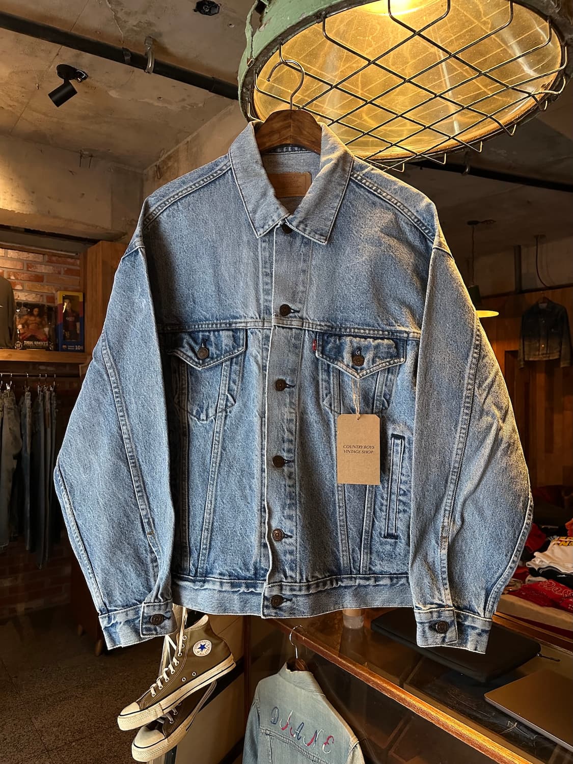 80s USA 빈티지 리바이스 70507 3세대 데님 트러커 자켓 상품이미지2