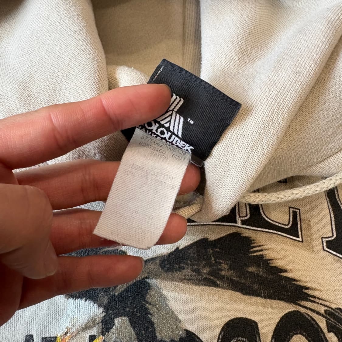 00년대 생산 할리데이비슨 아이보리 후디 후드티 상품이미지7