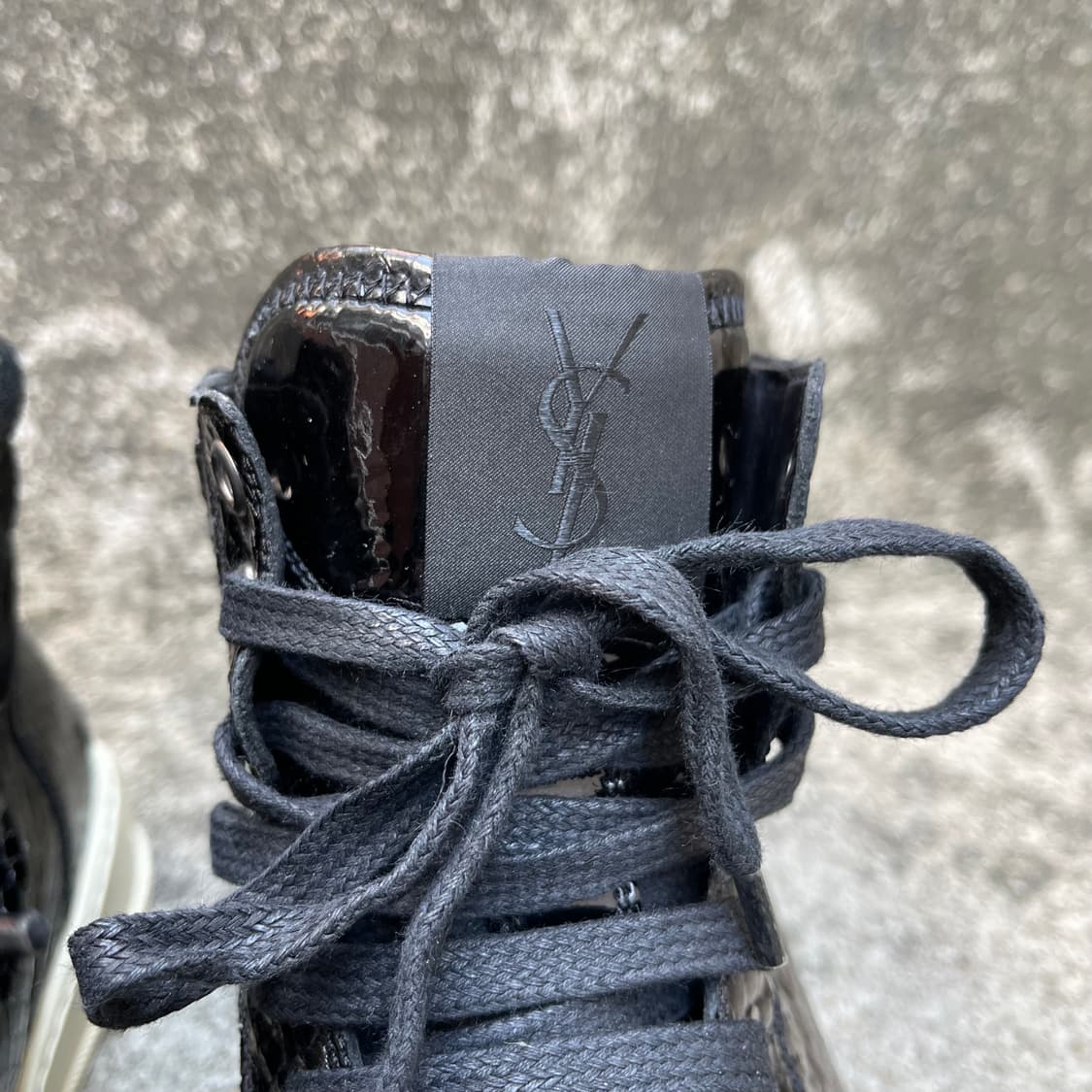 [41] Saint Laurent 아카이브 레더 하이탑 스니커즈(260) 상품이미지6