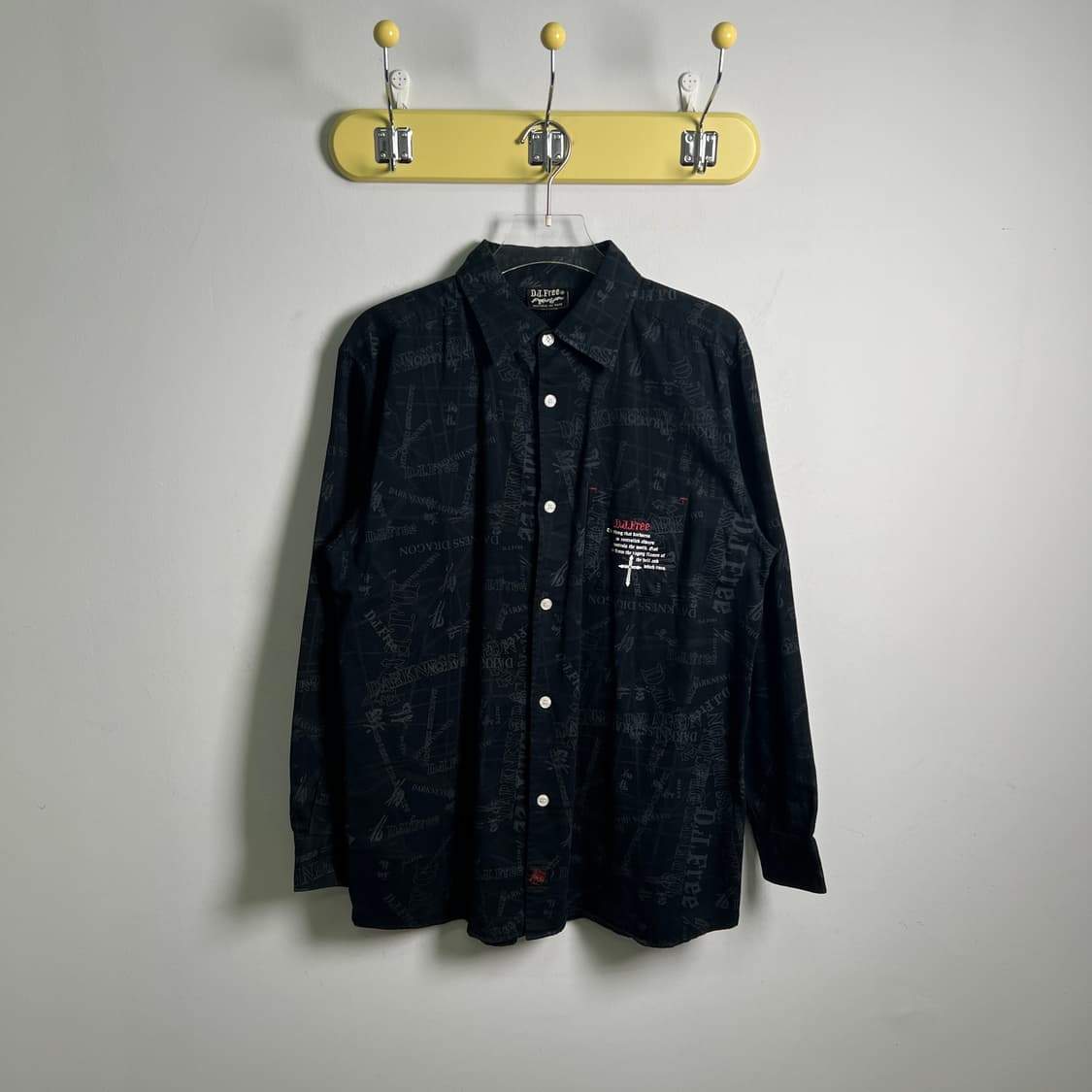 D.J. Free 블랙 펑크 셔츠 L 상품이미지1