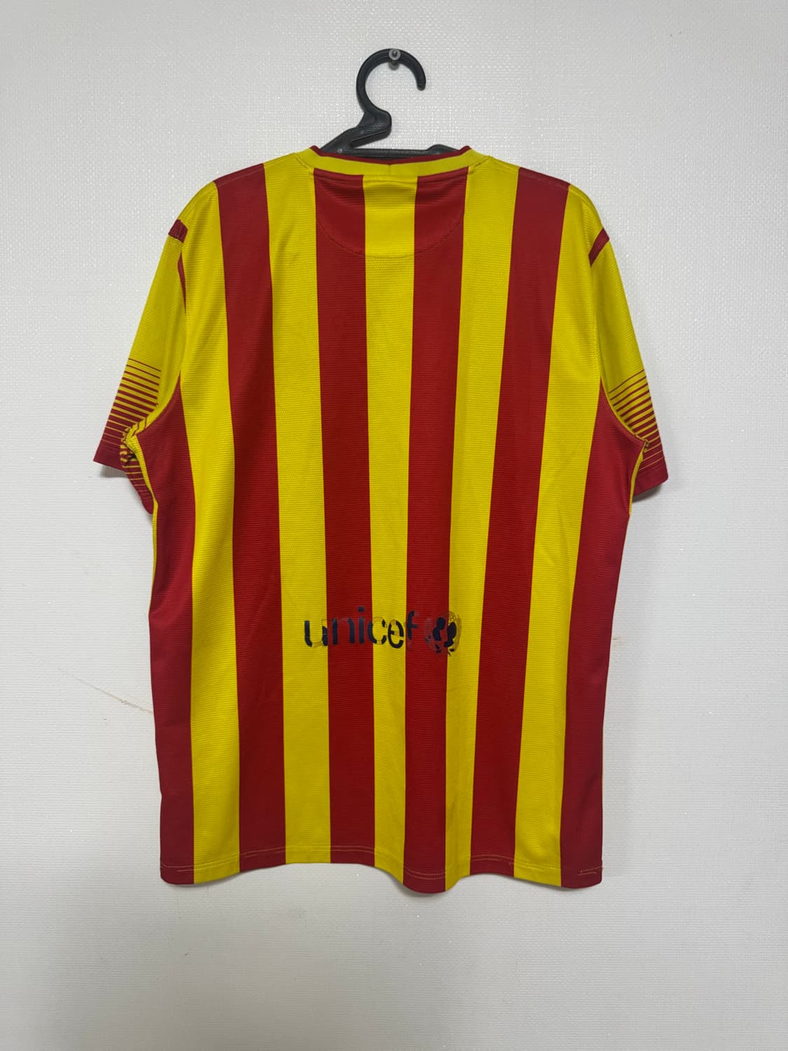 나이키 바르셀로나 13-14 어웨이 축구 유니폼 반팔 상품이미지4