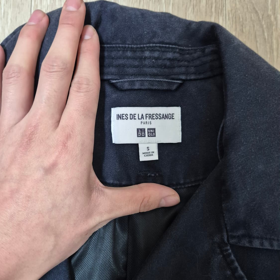 이네스 X 유니클로 콜라보 더블 코트 상품이미지4