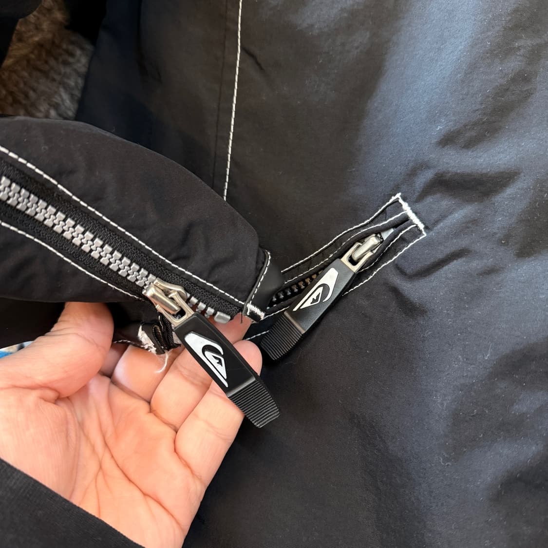 90S 퀵실버 스노우 트리밍 자켓 M L 상품이미지3