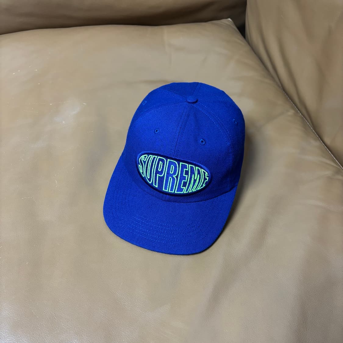 슈프림 6패널 볼캡 모자 오발 네이비 상품이미지1