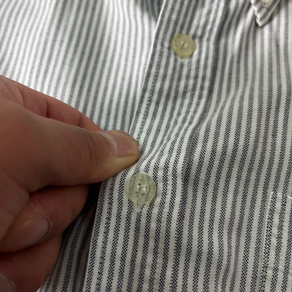 100 발렌시아가 90s 스트라이프 코튼 셔츠 상품이미지4