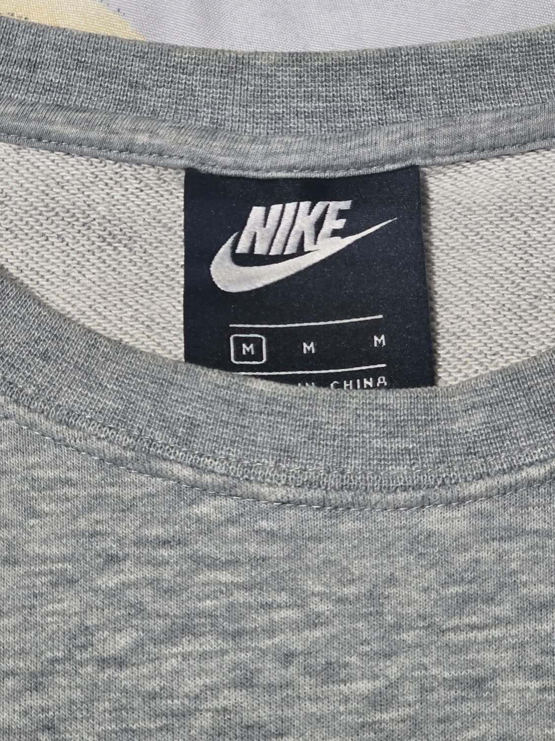 나이키 맨투맨 회색 M (남/여) 상품이미지3